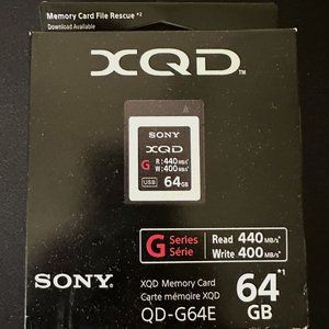Sony Professional XQD G Series 64GB Memory Card (QDG64E/J)